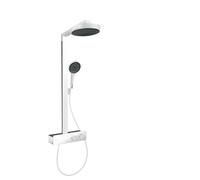 hansgrohe Rainfinity système de douche 250, 1 type de jet économisant leau, ShowerTablet 350, 28742700, Couleur: Blanc Mat