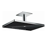 hansgrohe Rainmaker Select 460 douche de tête 24006600 noir / chromé , 3jet, raccordement au plafond 100 mm