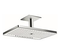 hansgrohe Rainmaker Select 460 douche de tête 24016400 blanc- chromé , 3jet, EcoSmart 9 l / m, raccordement au plafond