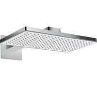 Hansgrohe Rainmaker Select douche à effet de pluie 46.6x27 cm rectangulaire chrome-blanc 24003400