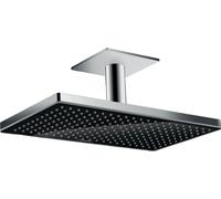 hansgrohe Rainmaker Select 460 douche de tête 24002600 noir / chromé , 1jet, raccordement au plafond 100 mm