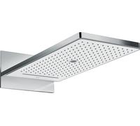 Hansgrohe Rainmaker Select douche à effet de pluie 58x26 cm rectangulaire chrome-blanc 24001400