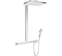 Hansgrohe Rainmaker Select ensemble de douche mural avec thermostat chrome-blanc 27109400