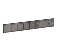 hansgrohe RainSelect 15382340 noir brossé, thermostat, 4x consommateur, encastré