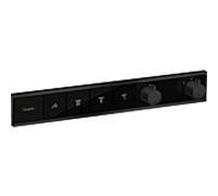 hansgrohe RainSelect 15382670 noir mat, thermostat, 4x consommateur, encastré