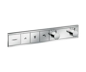 Hansgrohe RainSelect élément de finition pour mitigeur thermostatique encastré de douche pour 3 fonctions 52.7x90cm chrome 15381000