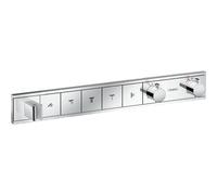 Hansgrohe RainSelect élément encastré pour mitigeur de douche thermostatique pour 5 fonctions 66.9x90cm chrome 15358000