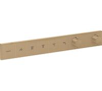 Hansgrohe Mitigeur thermostatique encastré RainSelect – 5 sorties – Bronze brossé (15384140)