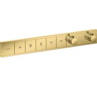 Hansgrohe Mitigeur thermostatique Rainfinity RainSelect 15384990 encastré 5 sorties Or poli