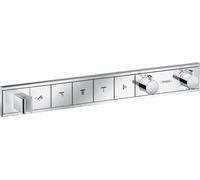 Hansgrohe Thermostat de douche RainSelect 15358000 chromé encastré pour 5 fonctions