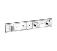 Hansgrohe RainSelect mitigeur bain-douche encastrée avec thermostat chrome-blanc 15356400