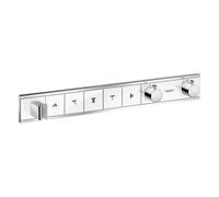 Hansgrohe RainSelect mitigeur bain-douche encastrée avec thermostat chrome-blanc 15358400