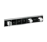 Hansgrohe Thermostat de douche RainSelect Match2 chromé noir pour 3 Verbraucher