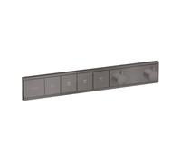 Hansgrohe Kit encastré RainSelect UP-THM 15382340 Thermostat 4 sorties Chrome noir brossé