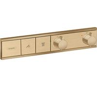 hansgrohe RainSelect Module thermostatique RainSelect encastré avec 2 fonctions, bronze brossé, 15380140
