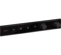 hansgrohe RainSelect Module thermostatique RainSelect encastré avec 4 fonctions, noir mat, 15382670