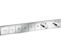 hansgrohe RainSelect Module thermostatique RainSelect encastré avec 5 fonctions, chromé, 15384000