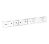 Hansgrohe RainSelect partie de finition pour robinet de douche encastré thermostatique pour 5 fonctions 66.9x90cm blanc mat 15384700