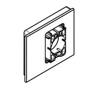 hansgrohe RainSelect Recouvrement de support de douchette pour thermostat, 93108000,