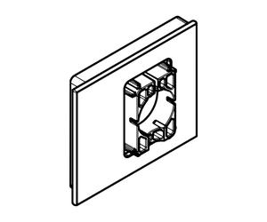 hansgrohe RainSelect Recouvrement de support de douchette pour thermostat, 93108000,
