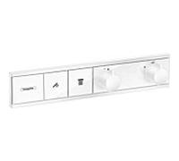 hansgrohe RainSelect thermostat 15380700 blanc mat, 2x consommateurs, encastré