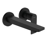 Hansgrohe Rebris E - 2-Loch Waschtischmischer Unterputz F-Set 195 mm Auslauf schwarz matt