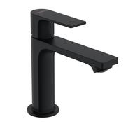 hansgrohe Rebris E Mitigeur monocommandé pour lavabo 110 CoolStart avec vidage métal, saillie 133 mm, 72551670, Couleur: Noir Mat
