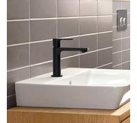 Hansgrohe Rebris E Mitigeur de lavabo monocommande 110 avec garniture de vidage en plastique, 72557670