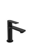 hansgrohe Rebris E mitigeur lavabo 72560670 sans garniture de vidange , noir mat