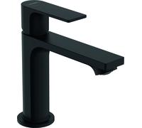 hansgrohe Rebris E mitigeur lavabo 72589670 avec timon garniture de vidange , 4 l/min à 3 bar, noir mat