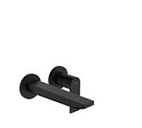 Hansgrohe Mitigeur mural lavabo Rebris E 72568670 bec 205 mm noir mat