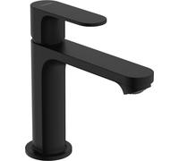 Hansgrohe Mitigeur lavabo Rebris S monocommandé avec vidage à tirette saillie 133 mm noir mat