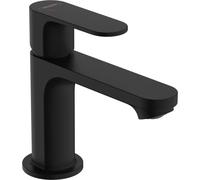 hansgrohe Rebris S 72586670 Robinet de lavabo avec vidage à tirette, économe en énergie (CoolStart), robinet de salle de bain avec hauteur de bec 84 mm, mitigeur de lavabo économiseur d'eau (EcoSmart+