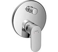 Hansgrohe Mitigeur de bain encastré Rebris S 72467000 – combinaison de sécurité intégrée, chromé