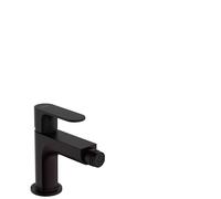 hansgrohe Rebris S mitigeur bidet 72210670 avec tirette garniture de vidange , saillie 120mm, noir mat