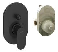 Hansgrohe Rebris s Mitigeur bain encastré monotrou mat noir 72448670