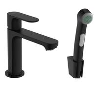 Hansgrohe Rebris S mitigeur de lavabo avec bidet douche noir mat 72215670