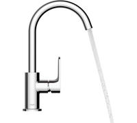 Hansgrohe Rebris S Mitigeur lavabo - bec pivotant - avec vidage - noir mat 72536670