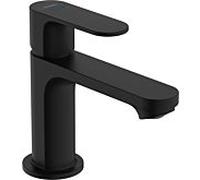 hansgrohe Rebris S pilier robinet 72503670 sans garniture de vidange , avec poignée à levier, noir mat