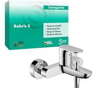 Hansgrohe Mitigeur bain-douche Rebris S 72440000 – monocommande apparent saillie 173 mm chromé