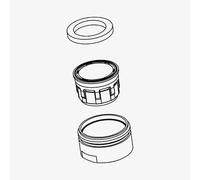 hansgrohe Régulateur de jet laminaire M24x1, 93649670,