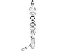 hansgrohe robinet d' hansgrohe 3-L. mitigeur lavabo 92933000 chromé
