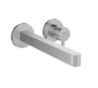 hansgrohe Robinet de lavabo encastré Finoris pour montage mural avec bonde de de vidage non verrouillable Chromé Longueur de sortie 228 mm