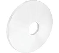 hansgrohe rosace d'extension 13611700 d= 90mm, en métal, blanc mat