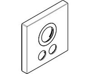 hansgrohe rosette 155 x 155 mm TH UP 92393000 ShowerSelect 2 brûlée Chr