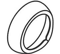 hansgrohe rosette Axor Citterio mitigeur d'évier Axor Citterio imprimé chrome rouge / bleu