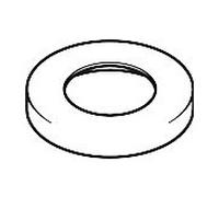 hansgrohe rosette Axor f. Mélangeur bain 3 trous 94116000 bord de carrelage chrome