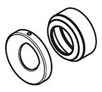 hansgrohe rosette Axor Massaud lavabo - 98650000 mélangeur chrome