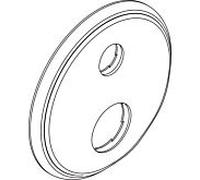 hansgrohe rosette Axor Montreux thermostat UP 98668820 vanne de dérivation / déviation, nickel brossé limitée