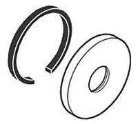 hansgrohe Rosette Axor Starck 2-handle chromé 96499000